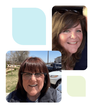 Colleen and Heather Graphic